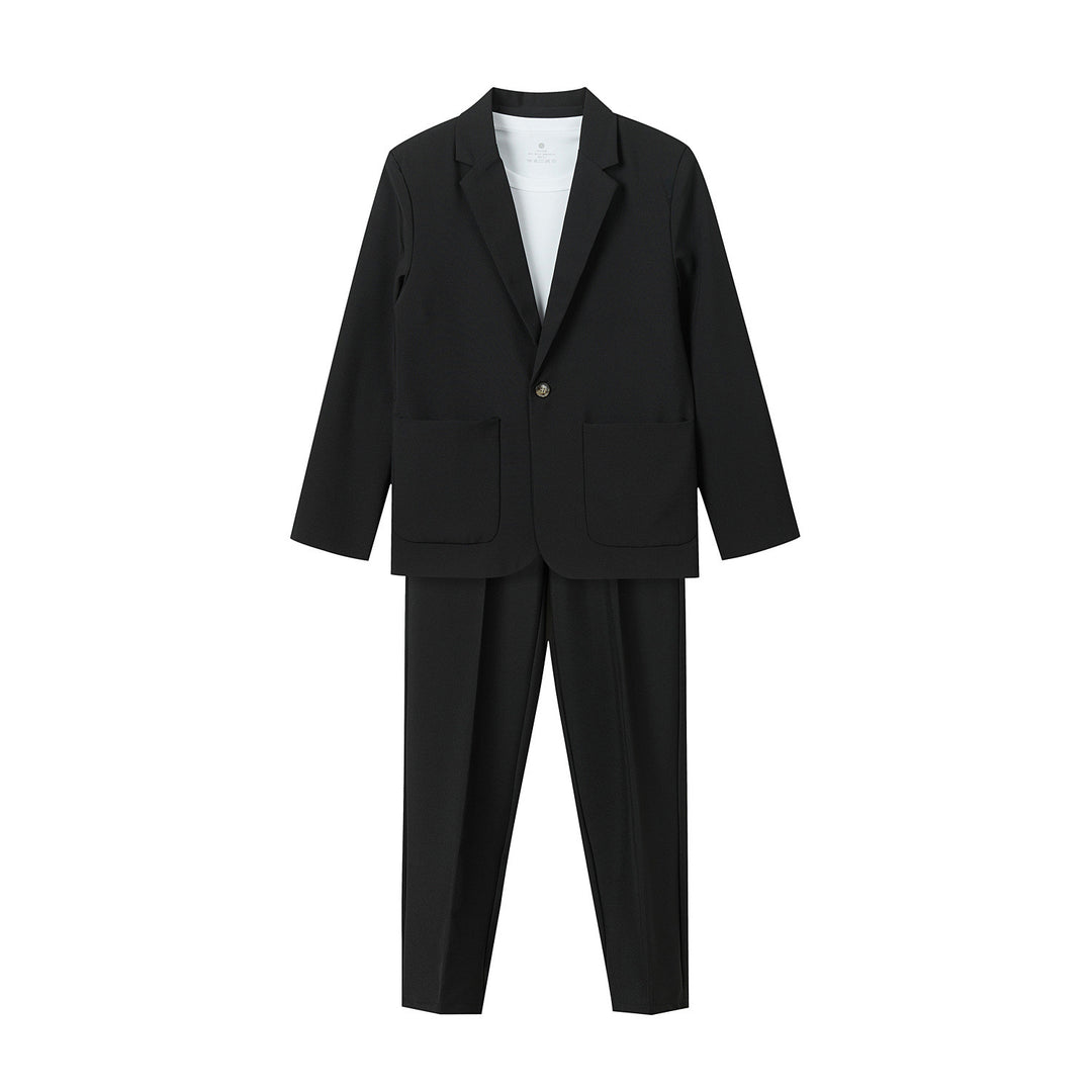 Damen Zweiteiliges Oversize-Blazer- und konisch geschnittene Anzughose-Set Echoarchiv
