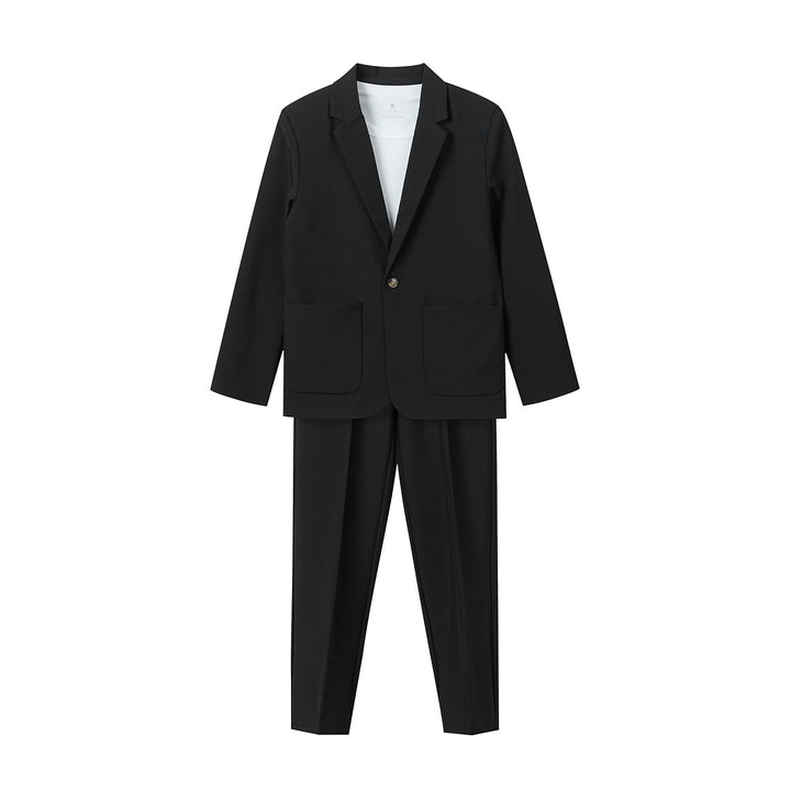 Damen Zweiteiliges Oversize-Blazer- und konisch geschnittene Anzughose-Set Echoarchiv