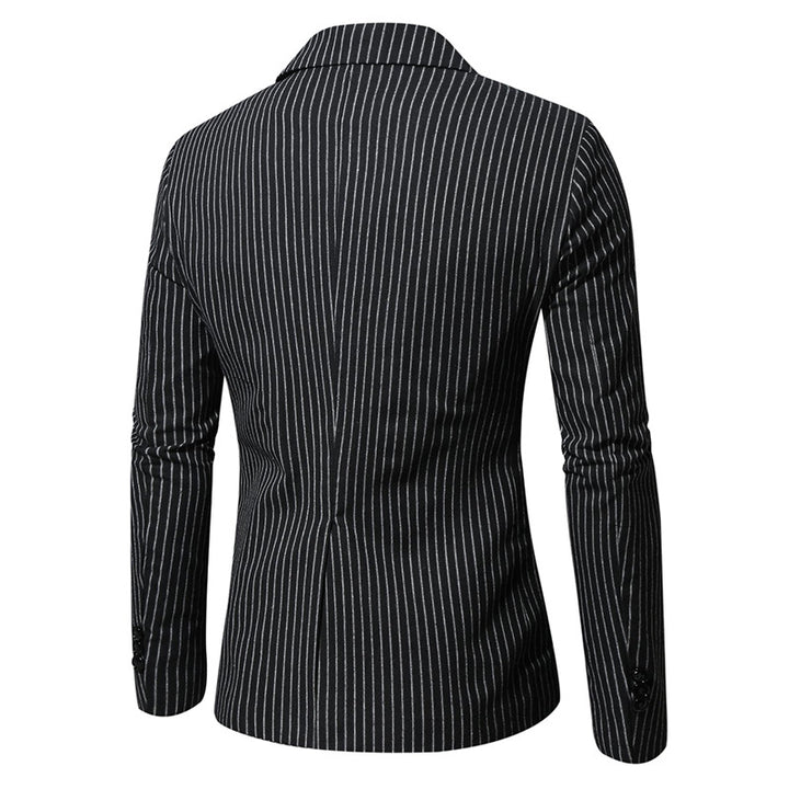 Herren elegante Anzugjacke im modernen Streifenmuster Echoarchiv