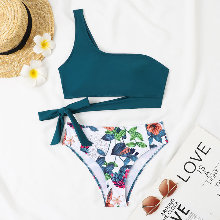 Damen Asymmetrischer Bikini mit verstellbarem Bindegurt Echo Archiv