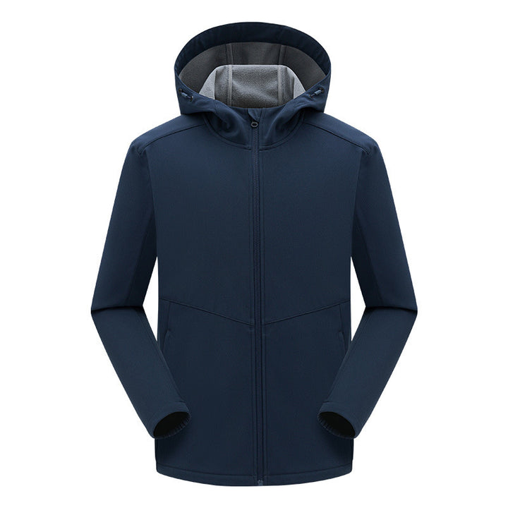 Herren technische Softshelljacke mit fleecegefütterter Kapuze und elastischem Stretchschnitt Echo Archiv