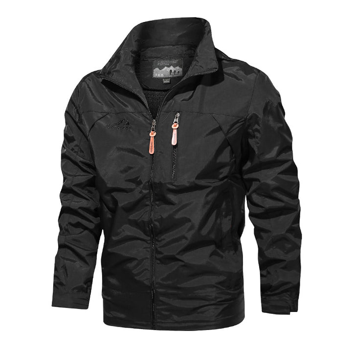 Herren nan leichte wasserabweisende Softshell Outdoorjacke mit Kapuze Brusttasche Echo Archiv