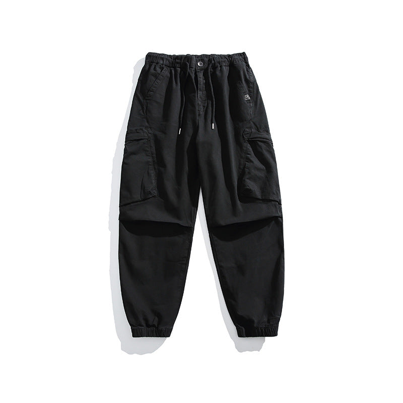Herren Loose‑Fit Utility‑Cargohose mit Tunnelzugbund, Kniepaneelen und großen Klappentaschen Echo Archiv