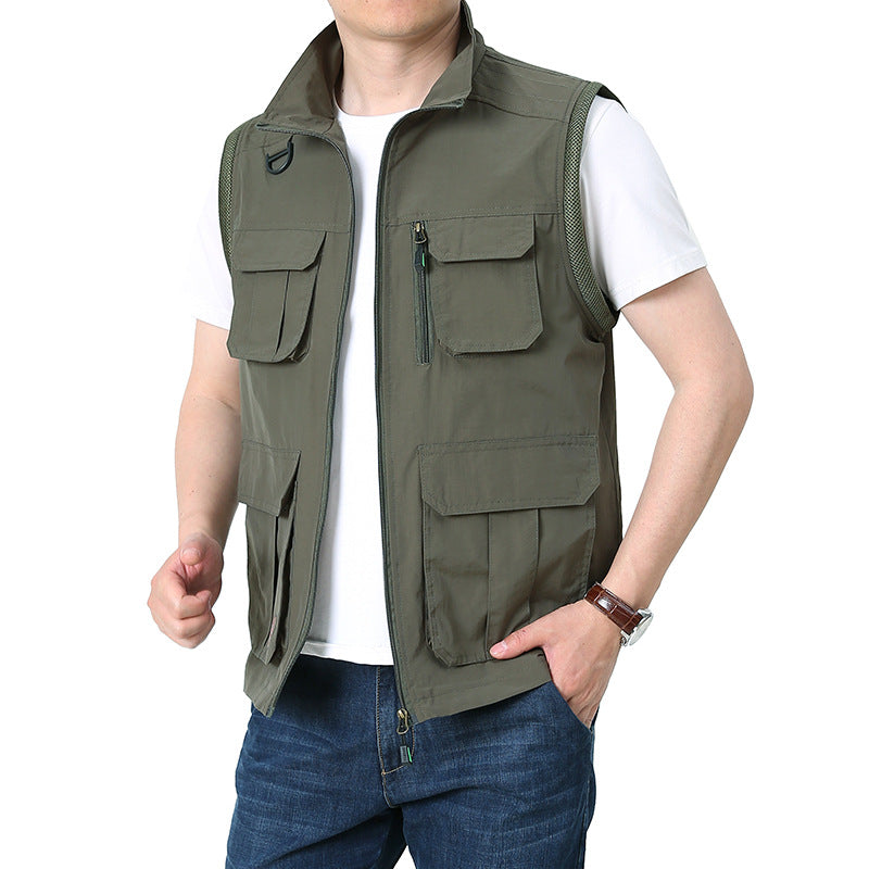 Herren praktische Outdoor-Weste Echo Archiv