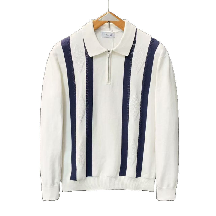 Herren Stilvolles Kurzarm Poloshirt mit strukturiertem Design Echo Archiv