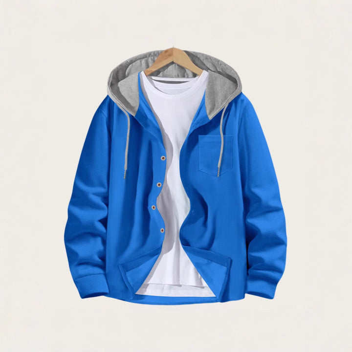 Herren Freizeitjacke mit Kapuze und modischem Design Echoarchiv