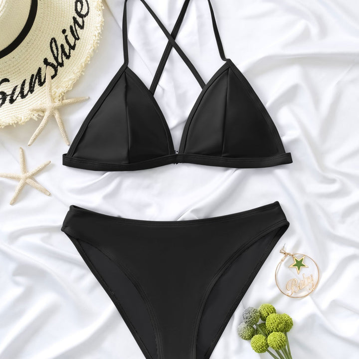 Damen Triangel-Bikini mit versetztem Bund Echo Archiv