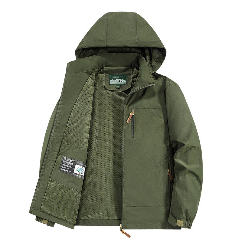 Atmungsaktive und wasserabweisende Outdoor-Jacke für Herren Echo Archive