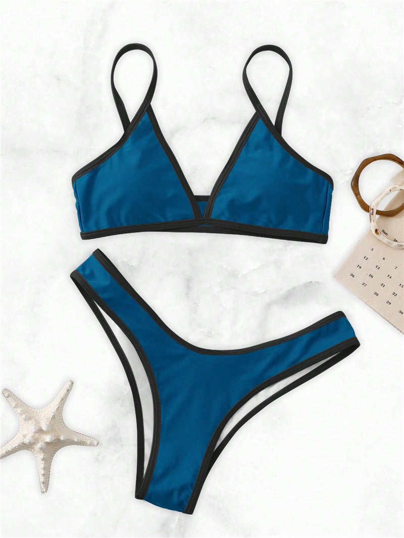 Damen Triangel-Bikini mit eleganter Naht und sportlichem Schnitt Echo Archiv