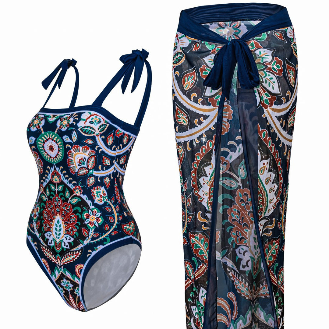 Damen Tankini-Set mit traumhaftem Paisleymuster Echo Archiv