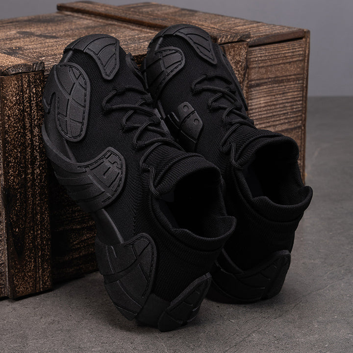 Herren nan robuster taktischer Sneaker mit nahtlosem Strickschaft, stoßdämpfender EVA-Zwischensohle und profiliertem Schutzoverlay Echo Archiv