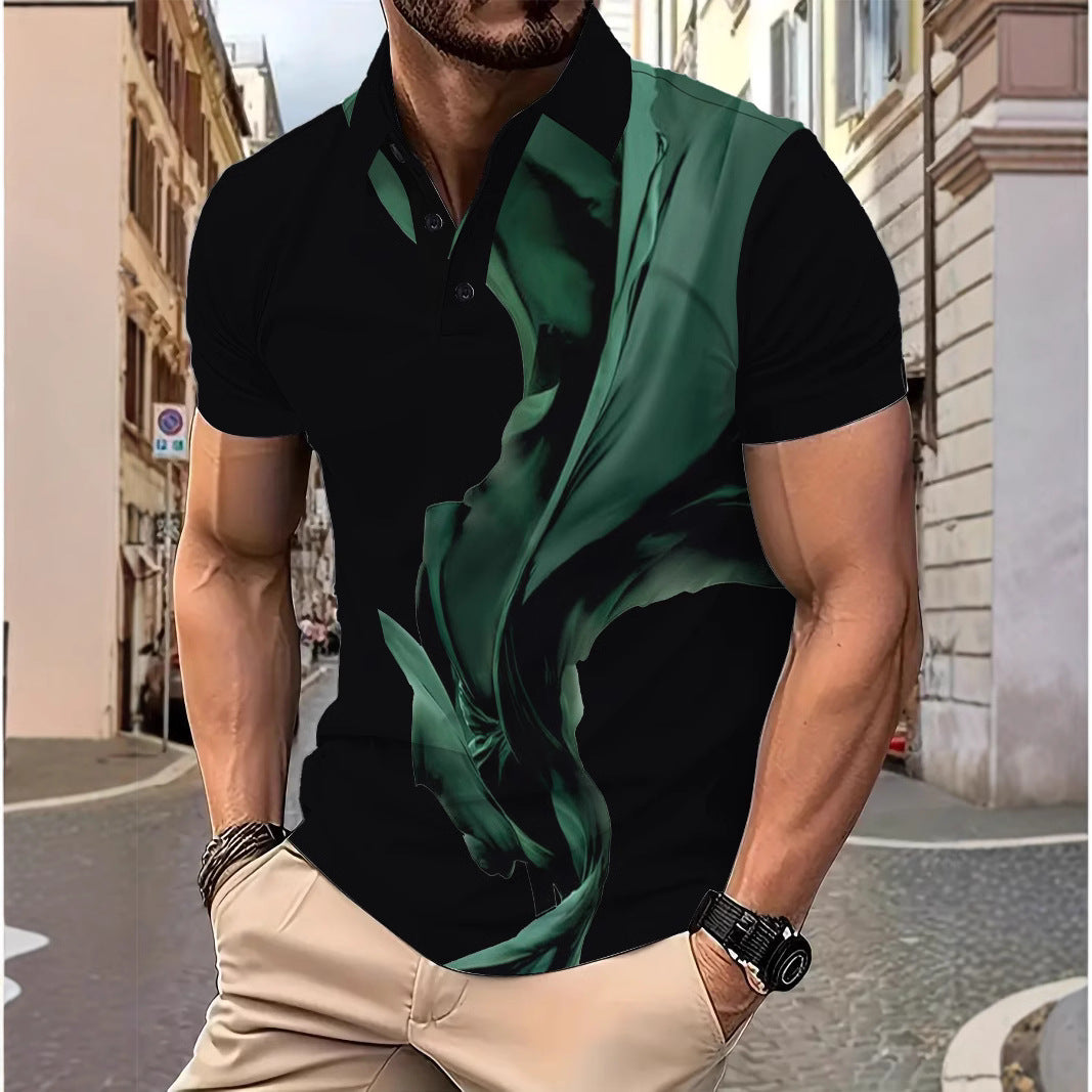 Herren Poloshirt mit einzigartigem Motiv und modernem Schnitt Echoarchiv