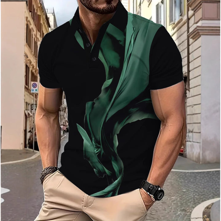 Herren Poloshirt mit einzigartigem Motiv und modernem Schnitt Echoarchiv