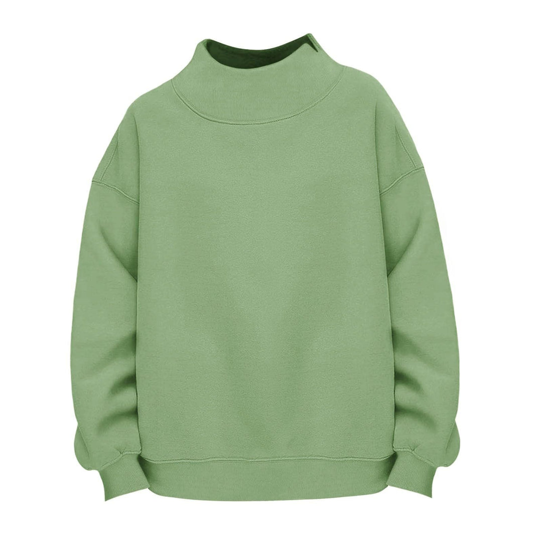 Damen Lässiges Funnel-Neck Sweatshirt im Oversize‑Schnitt mit überschnittener Schulter Echo Archiv