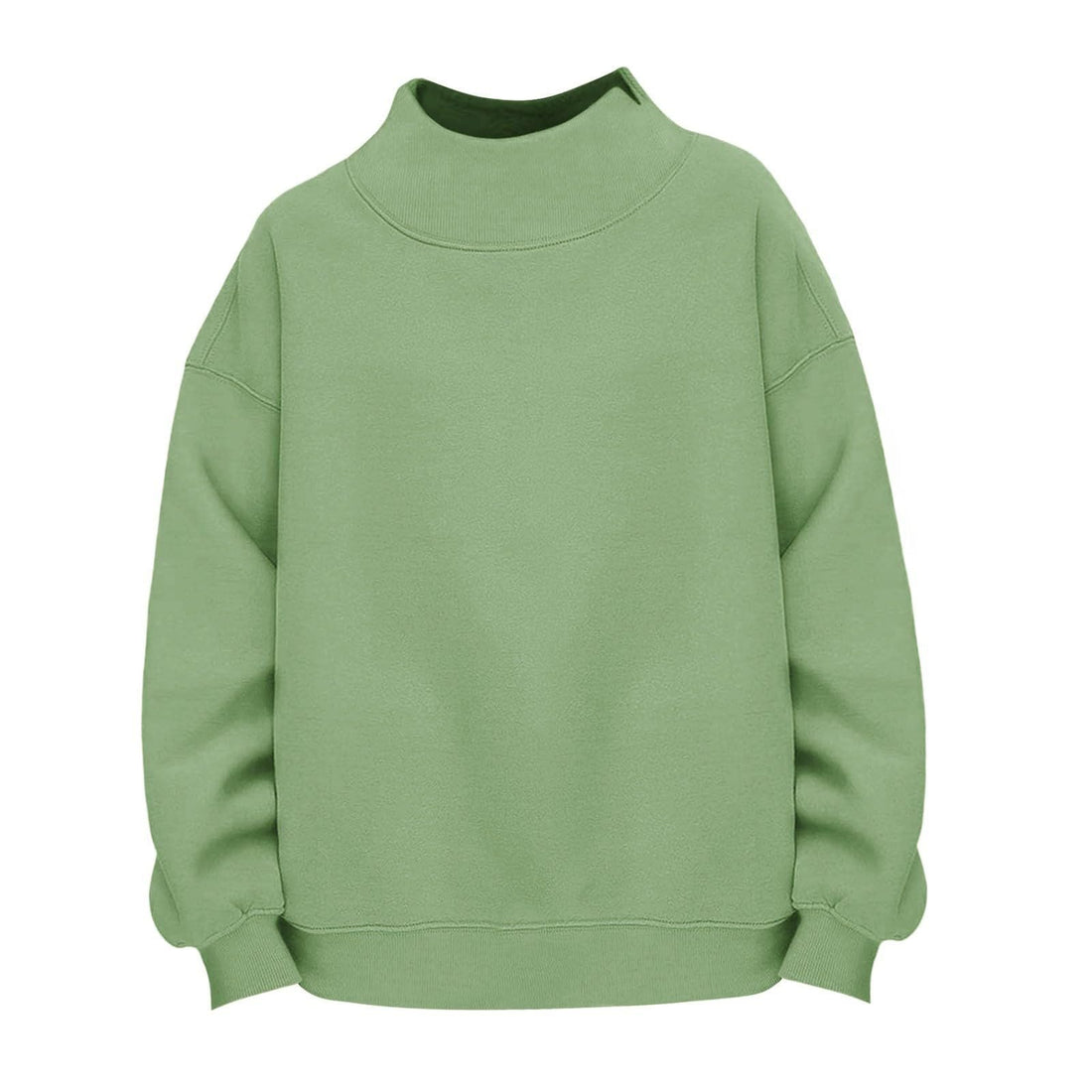 Damen Lässiges Funnel-Neck Sweatshirt im Oversize‑Schnitt mit überschnittener Schulter Echo Archiv