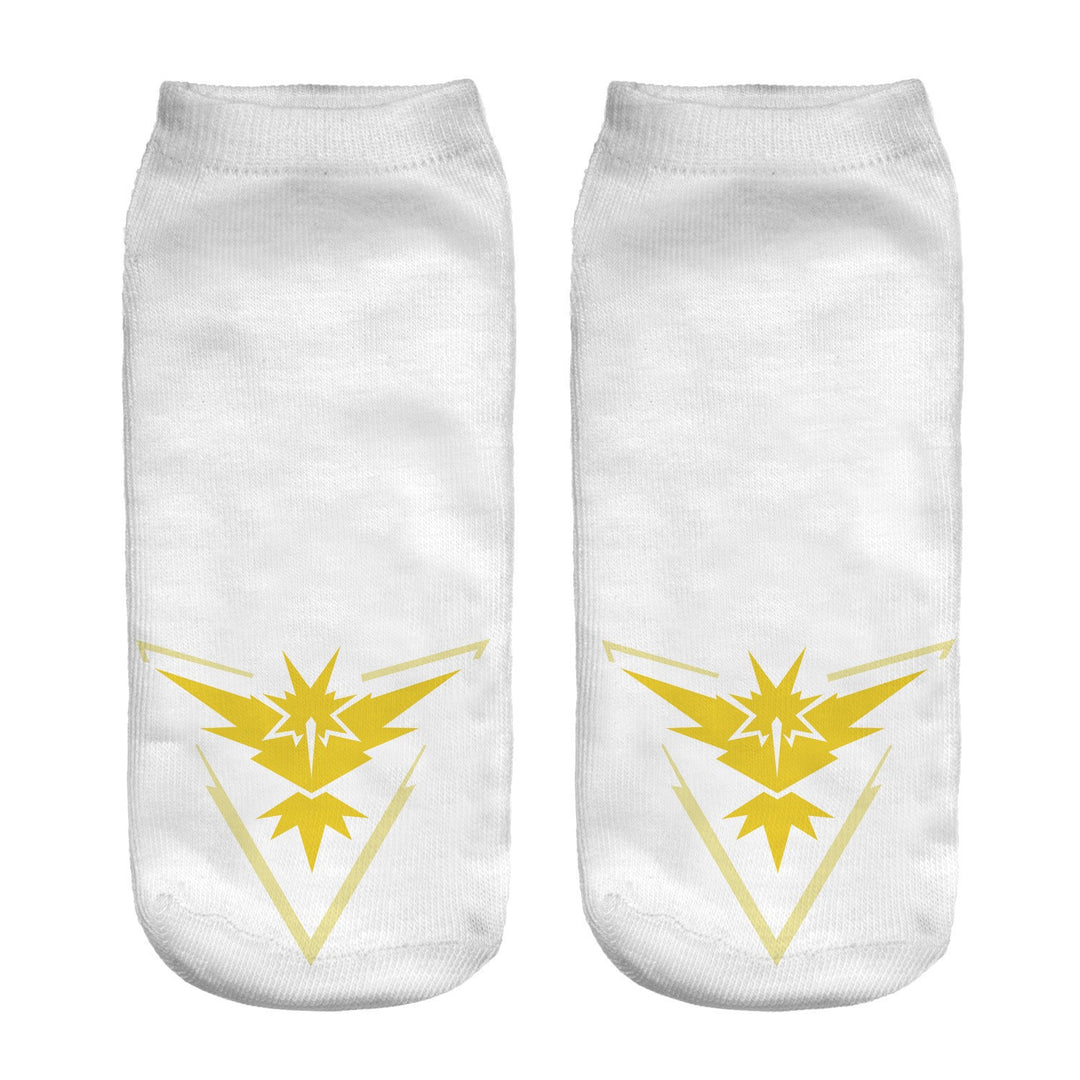 Unisex Niedrige Ankle-Socken mit Cartoon-Monster-Gesicht und weichem Baumwollmix – Norré