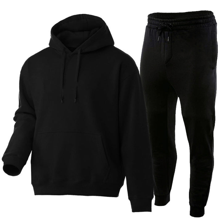 Unisex Premium-Sweatset mit doppelt vernähtem Hoodie, Kängurutasche und ergonomischer Tapered-Jogginghose Echo Archiv