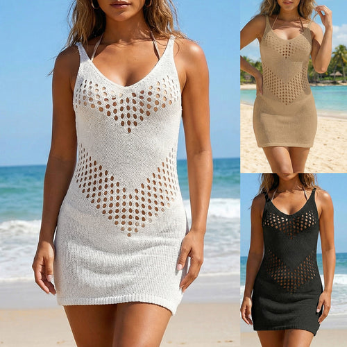 Damen luftiger Häkel-Strandkleid Echo Archiv 1779787946
