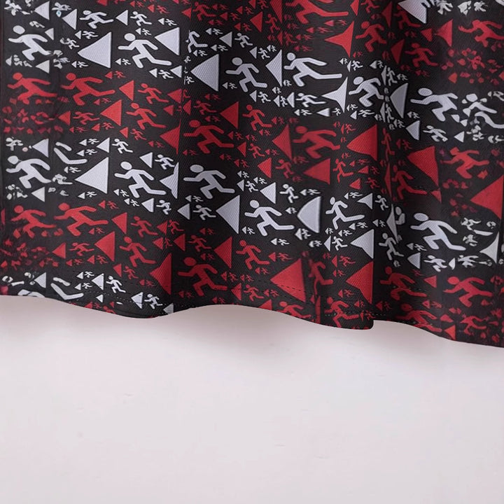 Herren Kurzarm Polo mit dynamischem Grafikdesign Echoarchiv