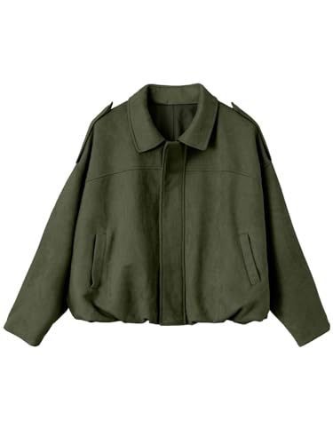 Damen Modische und luftige Oversized Jacke – Célinea
