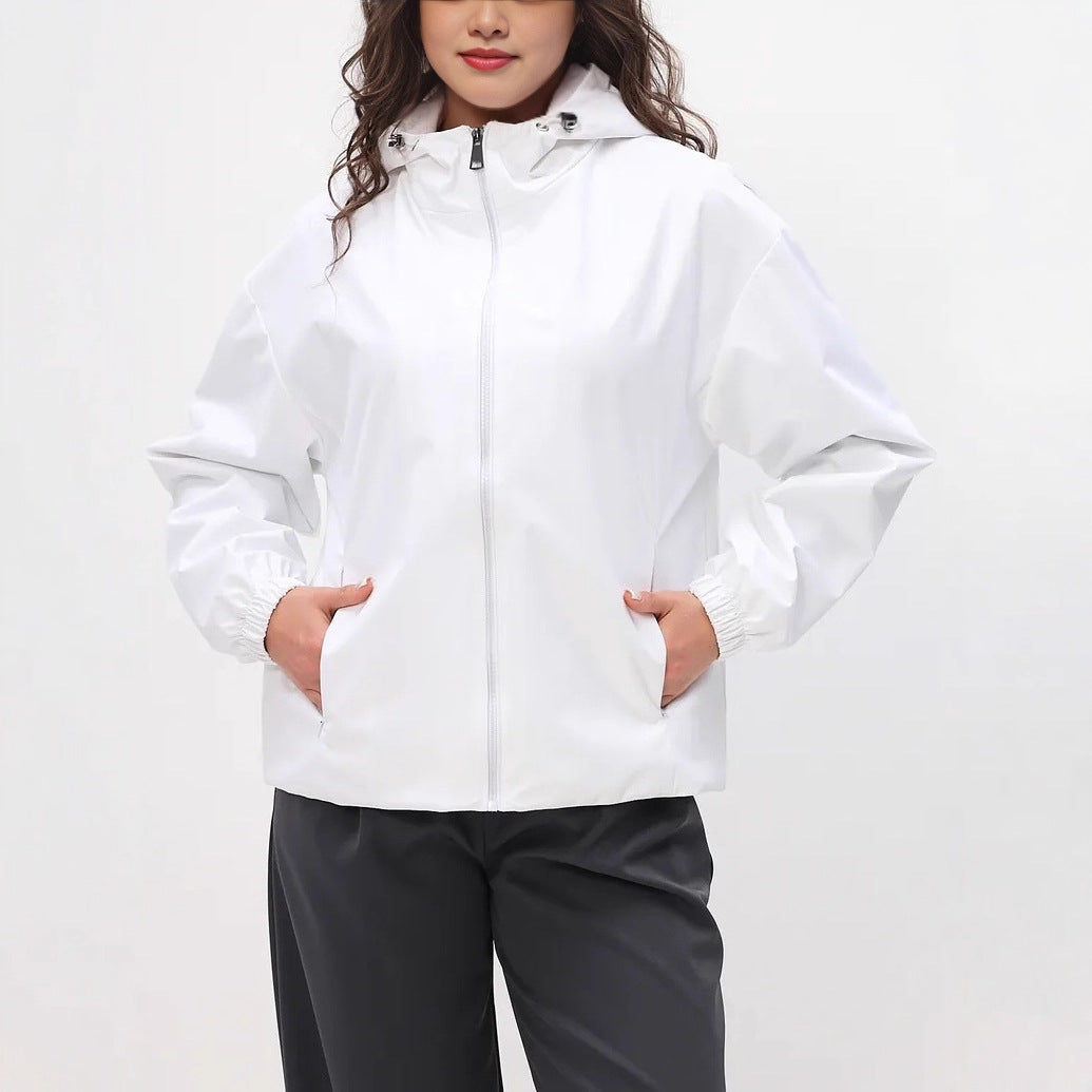 Damen Leichte Freizeitjacke mit Kapuze – Célinea