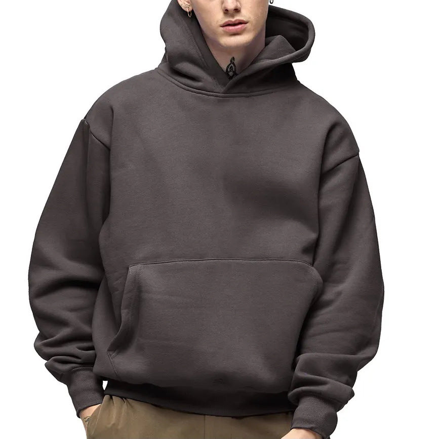 Unisex klassischer Kapuzenpullover mit Kängurutasche und weichem Baumwollfleece – Auréline