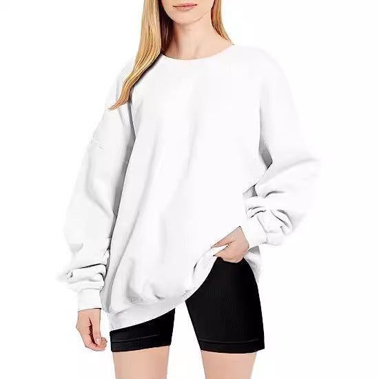 Damen nan Oversize-Sweater mit tiefem Schulterfall und gerippten Bündchen Echo Archiv