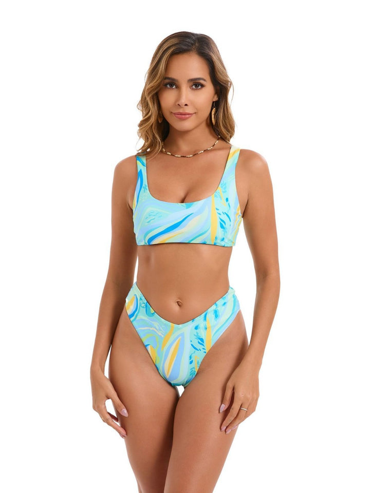 Damen Bikini-Set mit modernem Schnitt und sportlichem Design Echo Archiv