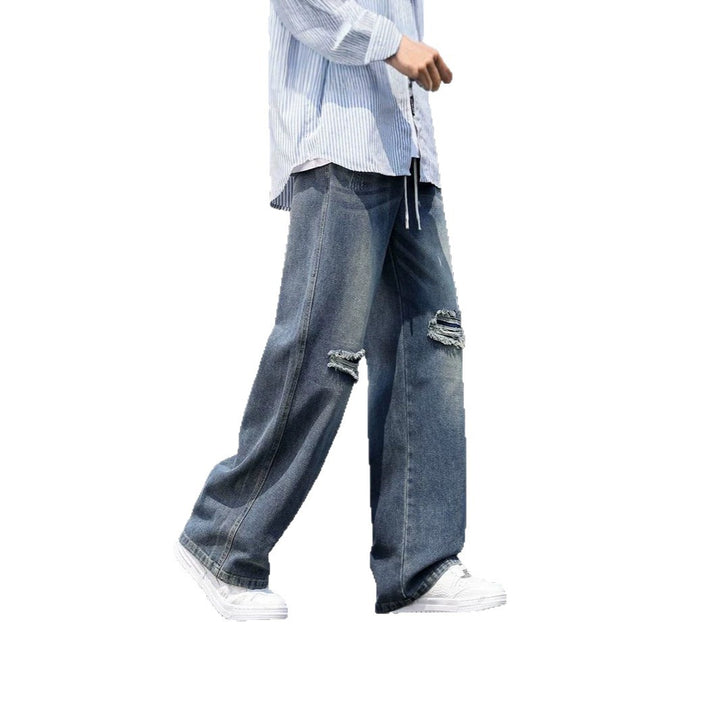 Herren Weitgeschnittene Destroyed Jeans Echoarchiv