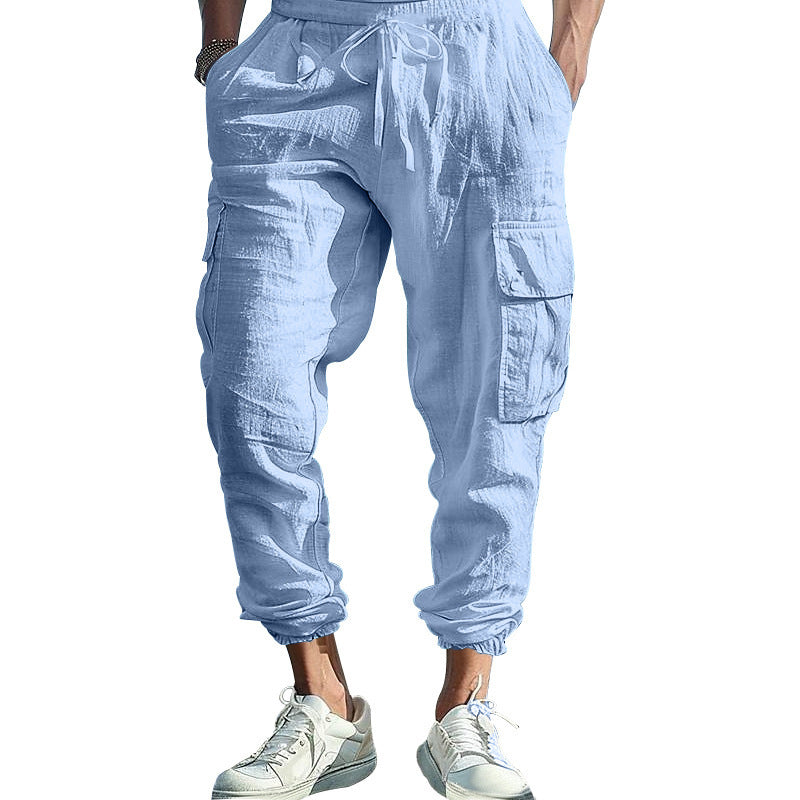 Herren Cargo-Hose mit elastischem Bund und vielseitigen Taschen Echoarchiv