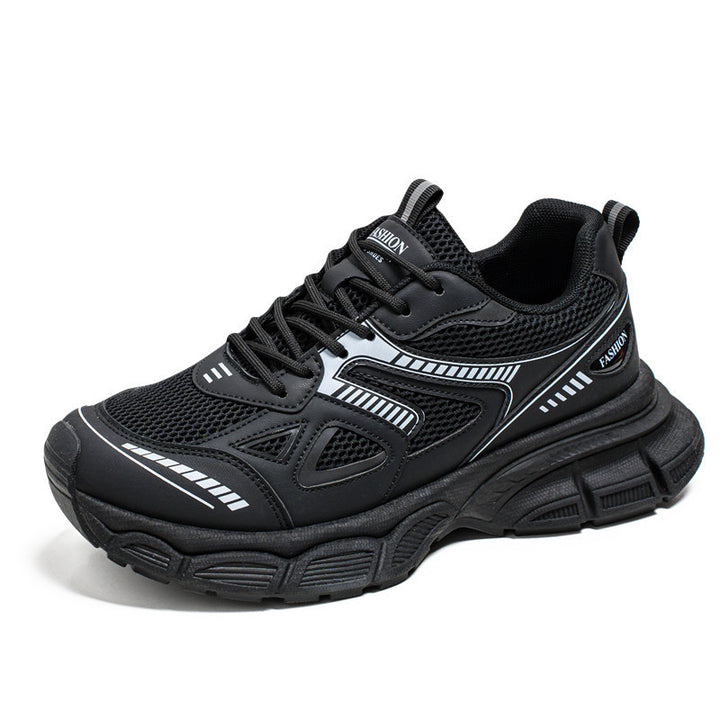 Herren modische Chunky-Trainingssneaker mit atmungsaktivem Mesh-Obermaterial und verstärkter dämpfender Plattformsohle – Norré