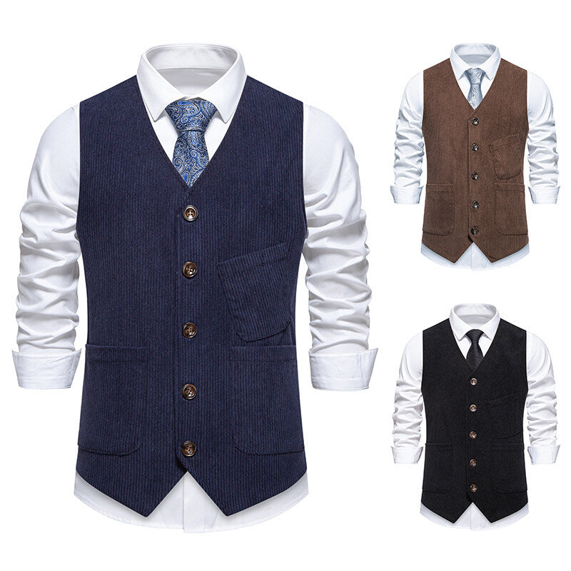Herren elegante Weste im klassischen Design Echoarchiv