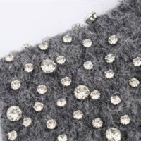 Damen ärmelloses Strickoberteil mit eleganten Perlenverzierungen Echo Archiv