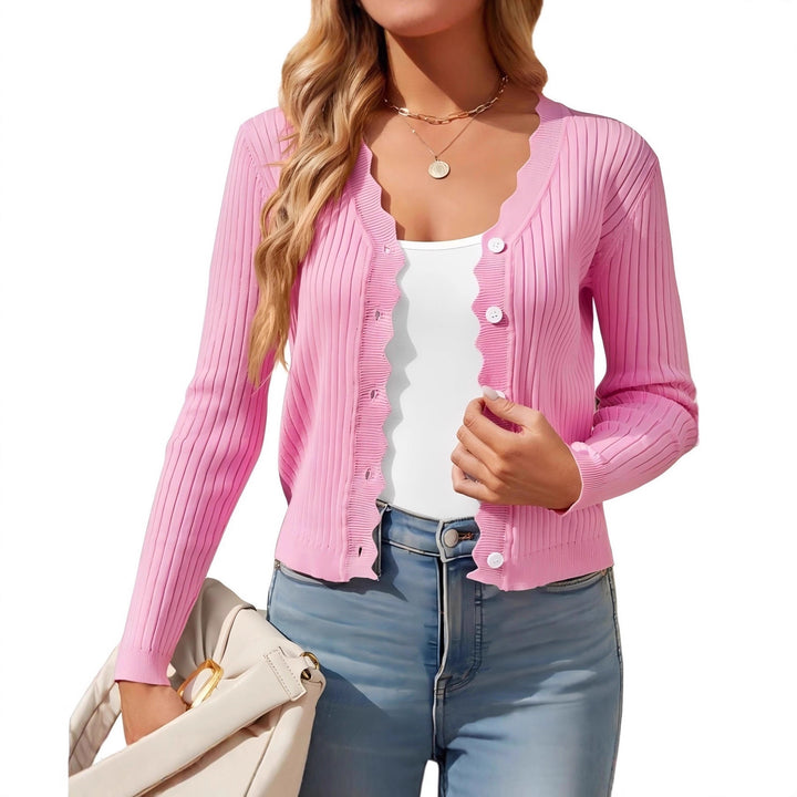 Damen Elegante und figurbetonte Strickjacke Echo Archiv