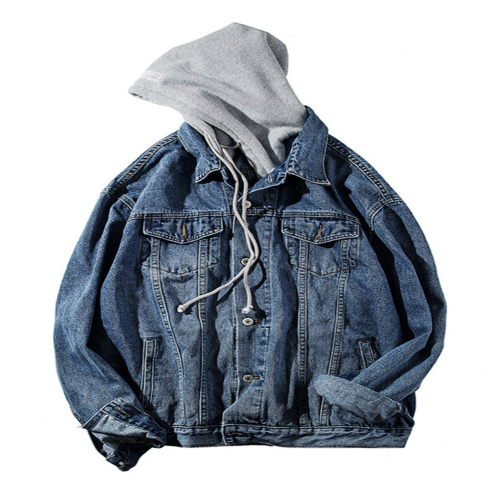 Herren Locker geschnittene Denimjacke Echoarchiv