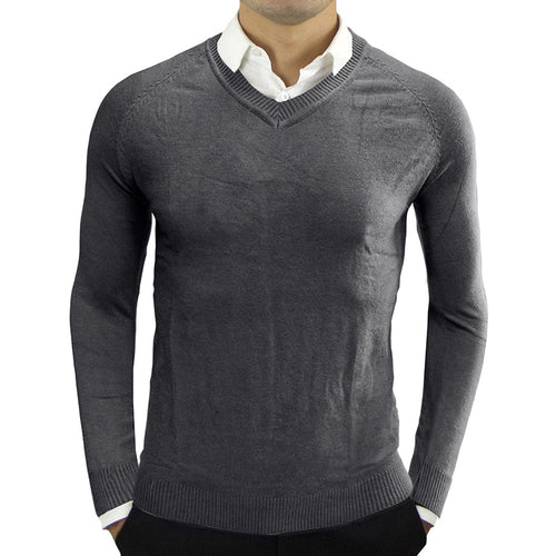 Herren modischer V-Ausschnitt Pullover aus hochwertigem Material Echoarchiv