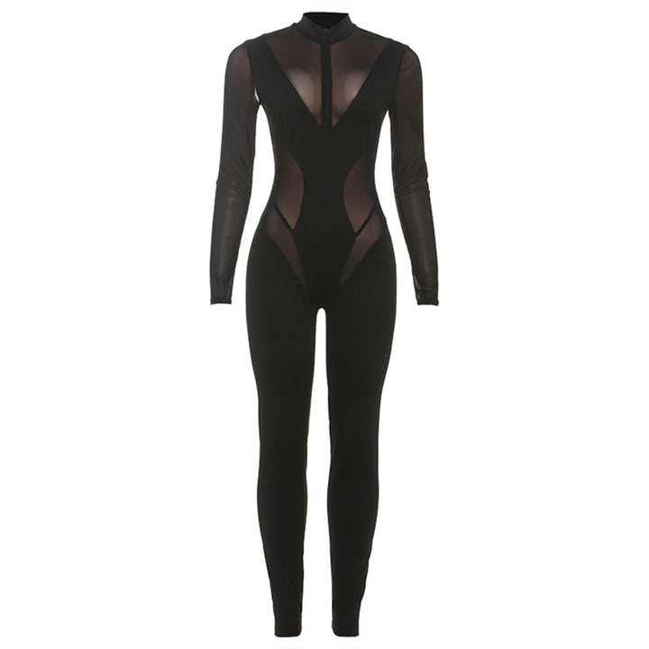 Damen Body mit transparenter Einsätzen und figurbetontem Schnitt Echo Archiv