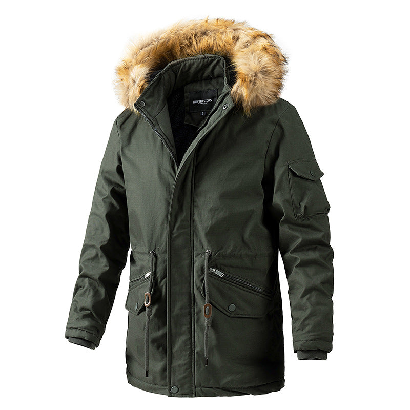 Herren Wetterfeste Parka Jacke Echo Archiv