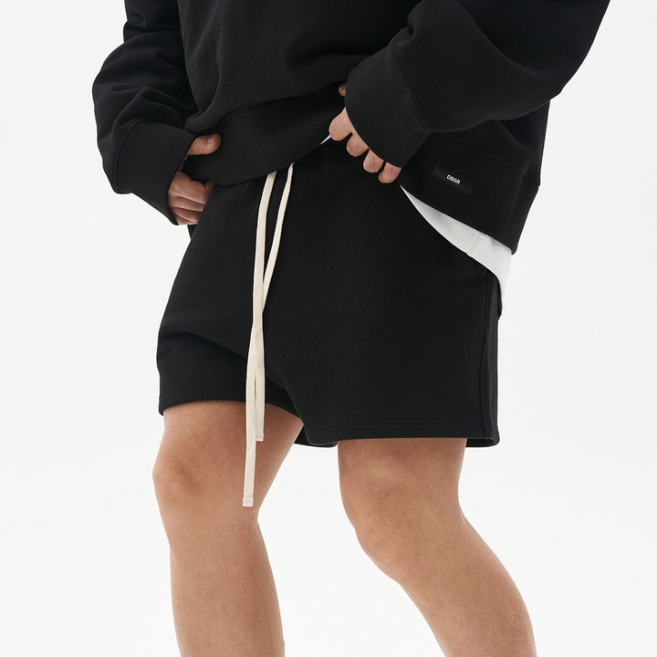 Herren Bequeme Sweatshorts mit adjustablem Bund und seitlichen Eingrifftaschen Echoarchiv