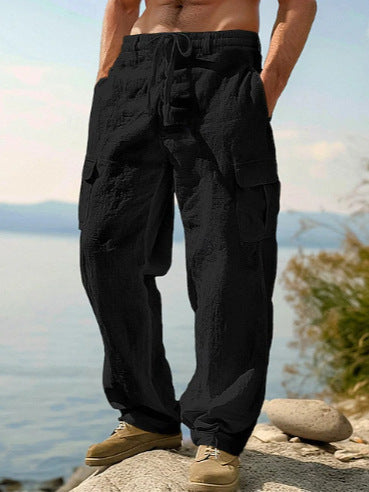 Herren Cargo-Hose mit elastischem Bund und praktischen Seitentaschen Echoarchiv
