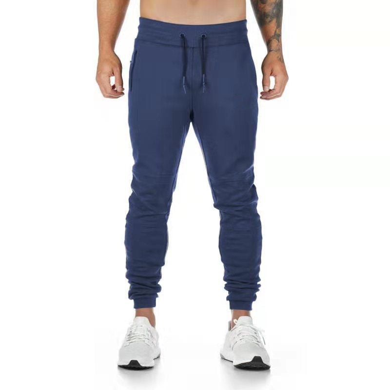 Herren bequeme Jogginghose mit praktischen Reißverschlusstaschen und elastischem Bund Echoarchiv
