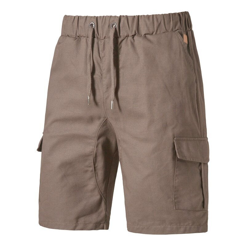 Herren lockere Cargo-Shorts mit praktischen Taschen und elastischem Bund Echoarchiv