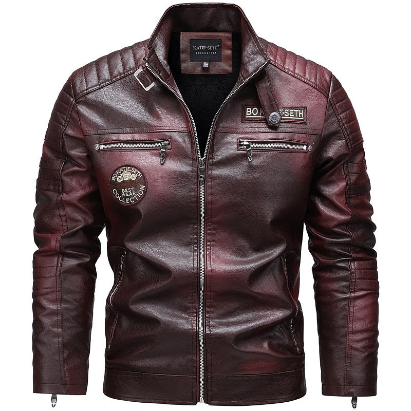 Herren Modische Bikerjacke Echo Archiv