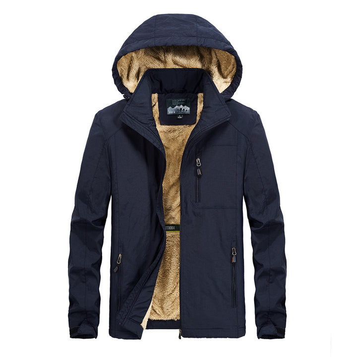 Herren Wärmende Fleecejacke Echo Archiv