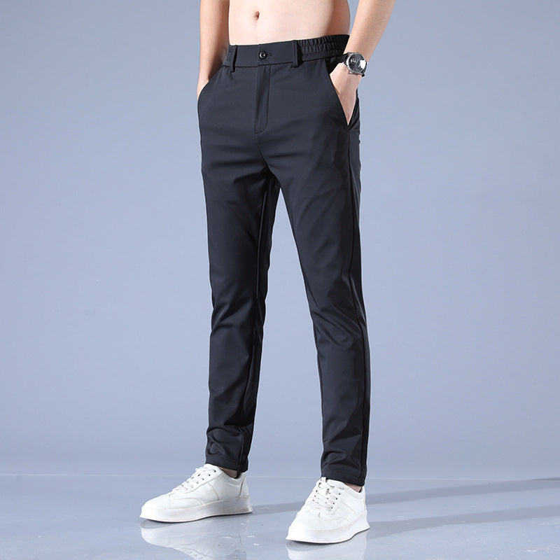 Herren elegante Slim-Fit Businesshose Echoarchiv