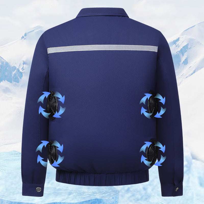 Unisex nan kühlende Arbeitsjacke mit integrierten Lüftersystem Echo Archiv
