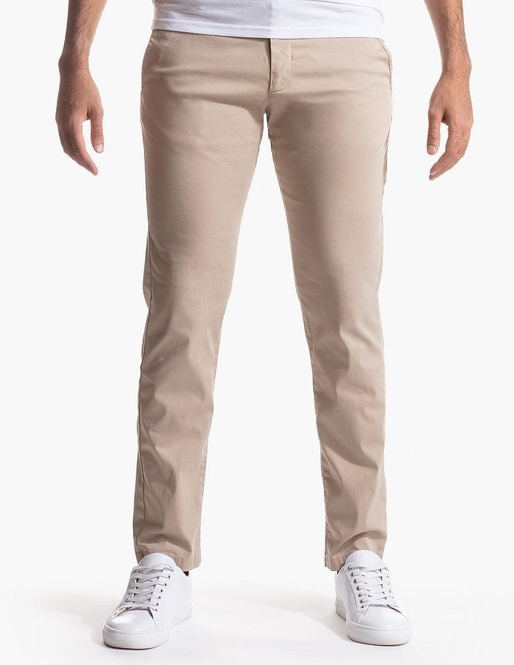 Herren Slim-Fit Chinohose aus atmungsaktivem Material Echoarchiv