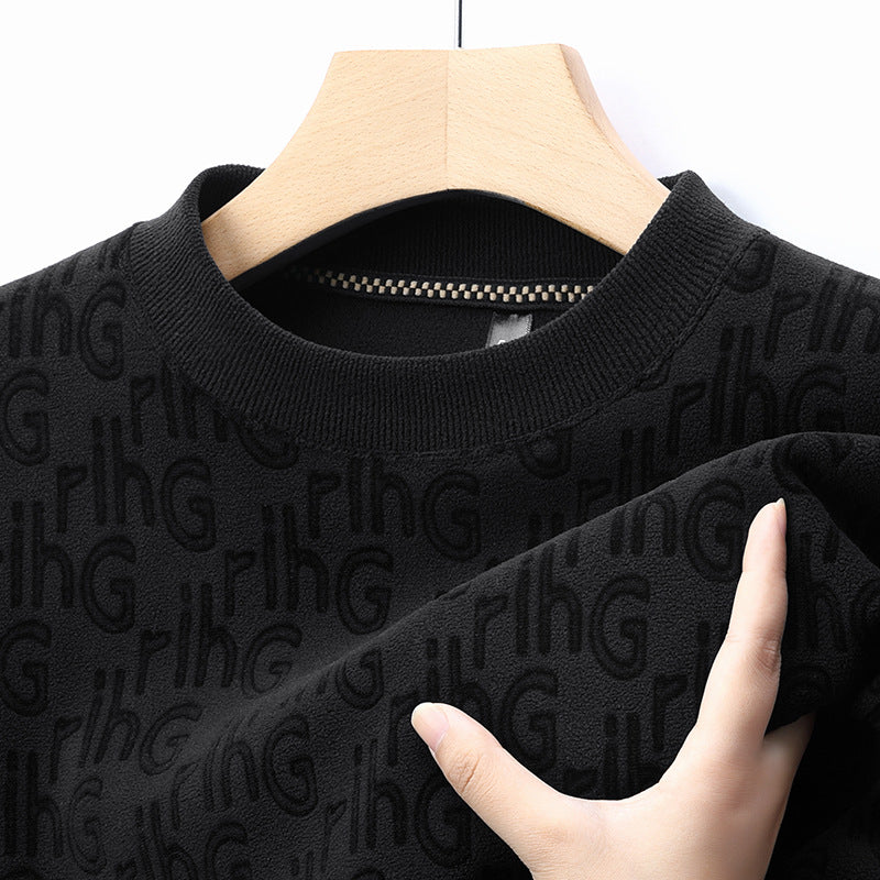 Herren modischer Sweatshirt mit strukturiertem Obermaterial Echoarchiv