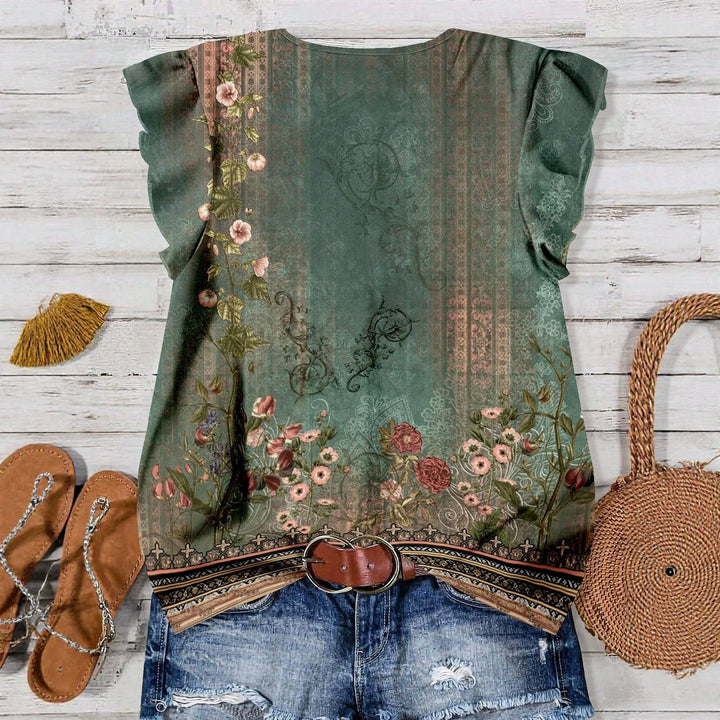 Damen Bluse mit floralem Muster Echo Archiv