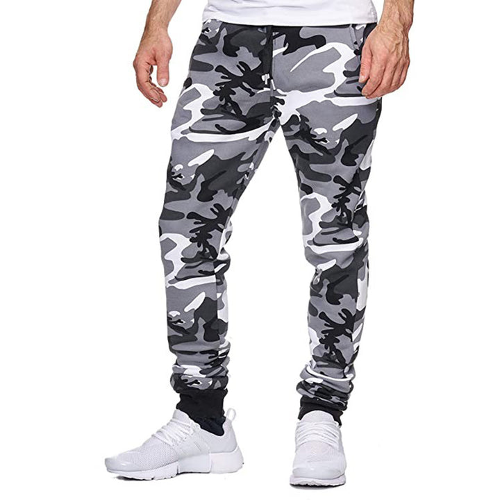 Herren Camouflage Jogginghose mit elastischem Bund und modernem Design Echoarchiv